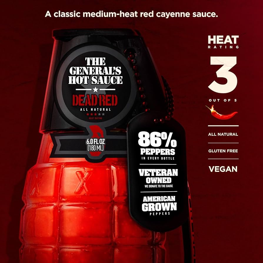 The General’s Hot Sauceホットソース[米国USAアメリカ] Amazon.com : The General's Hot Sauce Gift Set Super 6
